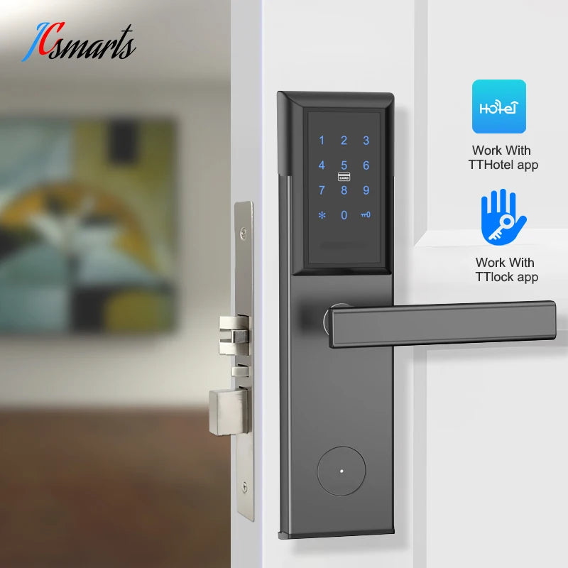 TTlock/ TThotel/ TTrenting Bluetooth Smart Card Digital Keypad Code Password Keyless Door Lock Electronic Vue