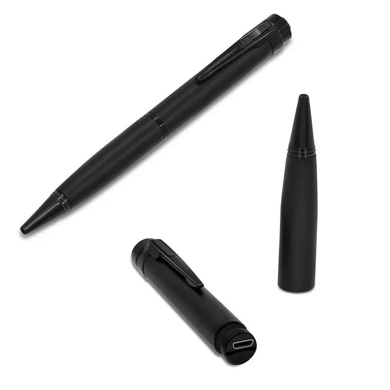 8GB-128GB Digital Voice Recorder Professional Audio Record Noise Reduce Dictaphone MP3 Player Business Meeting Recording Pen Vue Black Only Recorder