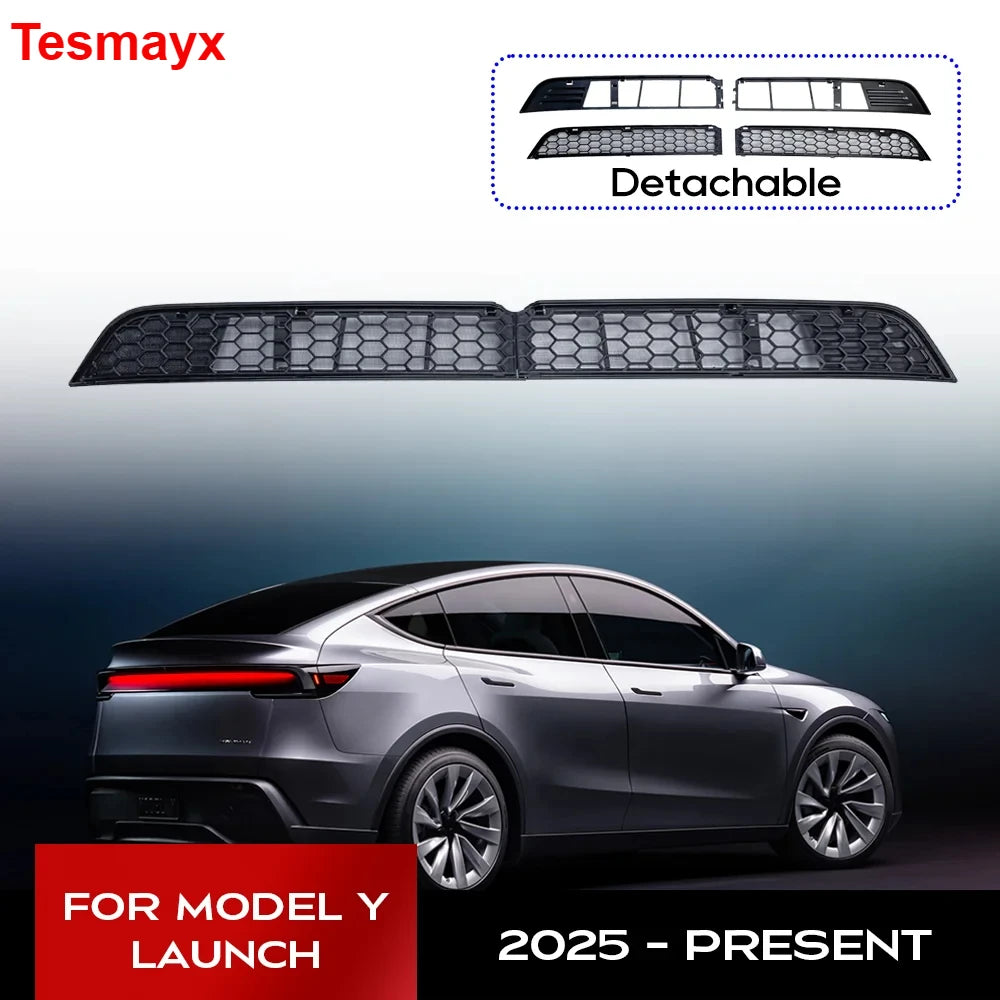 For Tesla New Model Y 2025 2026 Launch Juniper Lower Bumper Anti Insect Net Anti Dust Proof Inner Vent Grille Cover Insect-proof Vue