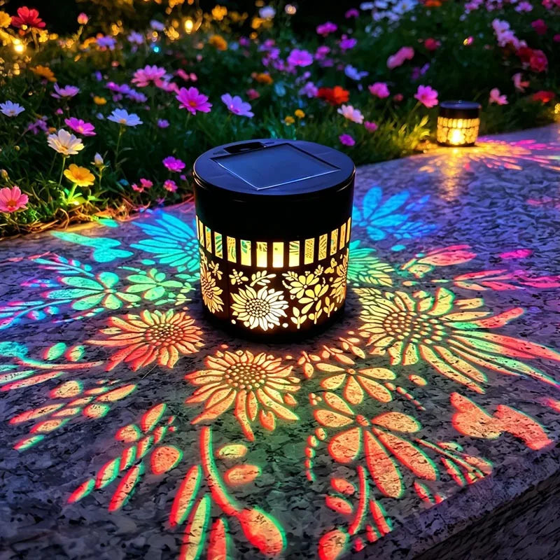 1-8PCS Solar Flower Sun Wall Lantern Outdoor Waterproof Garden Decorative Landscape Sconce for Yard Fence Home Exterior Vue