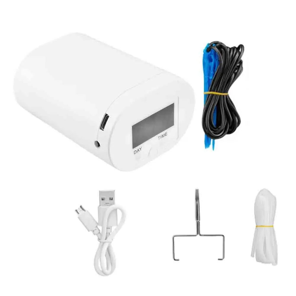 Automatic Automatic Watering Machine Adjustable Multi-Head Drip Irrigation Device Self-Watering Smart Timer Waterers Home Garden Vue 4head Drip water