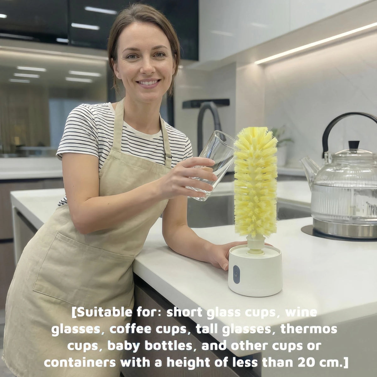 Electric Cup Scrubber Glass Cleaner Lazy Bottles Brush Sink Kitchen Cup Cleaning Brush Gadgets Vue Default Title