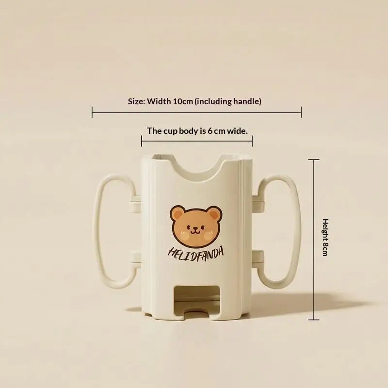 Anti-squeeze Cup Holder Adjustable Milk Juice Box Portable Drink Home Vue Beige