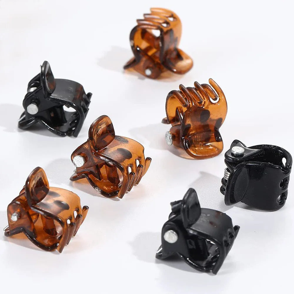 10pcs Practical Accessories Black Plastic Mini Hair Clips Small Claws Non Slip Plastic Hairpins Hair Accessories Hair Styling Vue