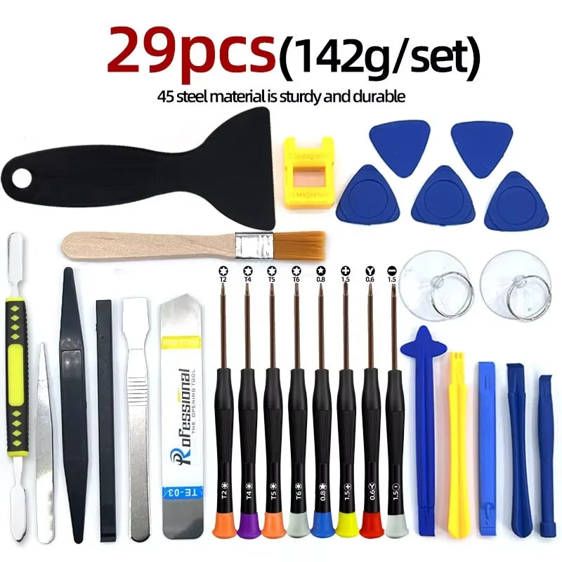 Precision Screwdriver Set For Mobile Phones, Laptops, Tablets, And Computers, Suitable For Small Maintenance And Disassembly Vue 29 piece set