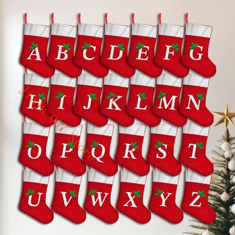 Large Christmas Stocking – Hanging Holiday Sock for Mantel & Tree Christmas Stocking Vue