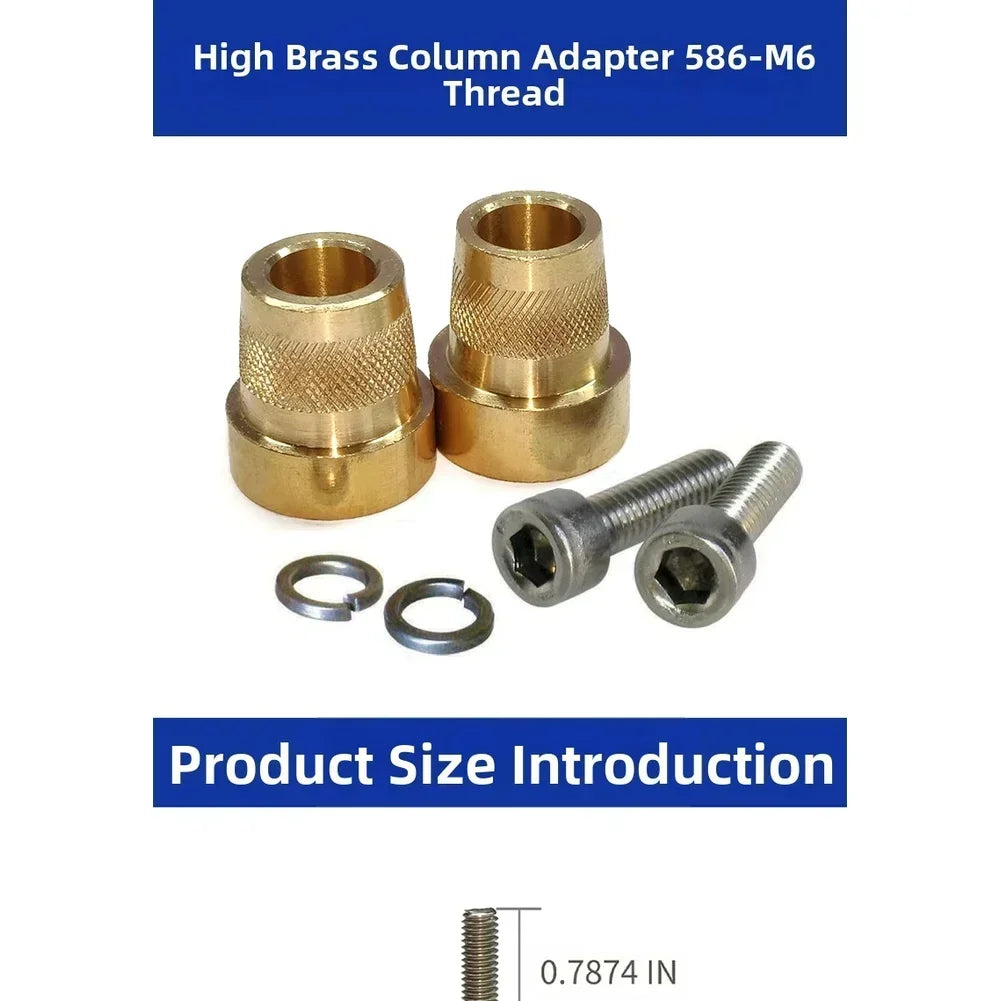 M6 Brass Side-Mount Battery Terminal Adapter 12-24V (2pcs) Battery Terminal Adapter Vue