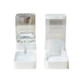 New Automatic Feeder Set For Cats Dogs Transparent Automatic Feeder Water Dispenser Set Large-capacity Healthy Separation Feeder Vue 1set