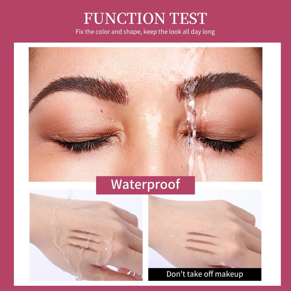 Eyebrow Shaping Gel Transparent Waterproof Eyebrow Shaping Gel Natural Long Lasting 3D Eyebrow Vue