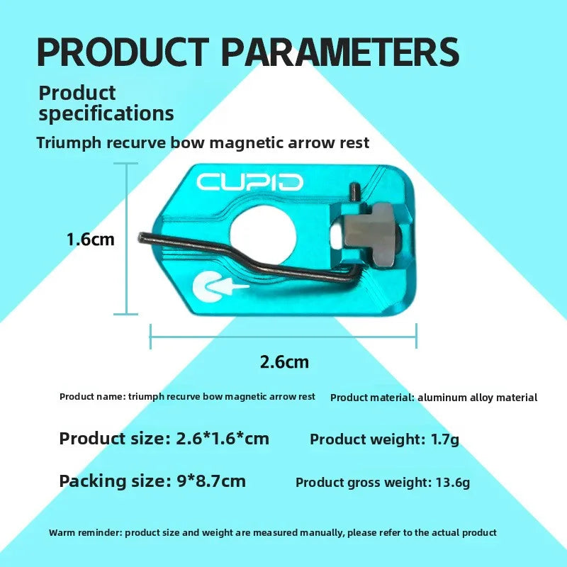 Magnetic Arrow Stand Patch Reverse Bow and Arrow Archery Equipment Competitive Patch Left and Right Hand Arrow Stand Bow Vue