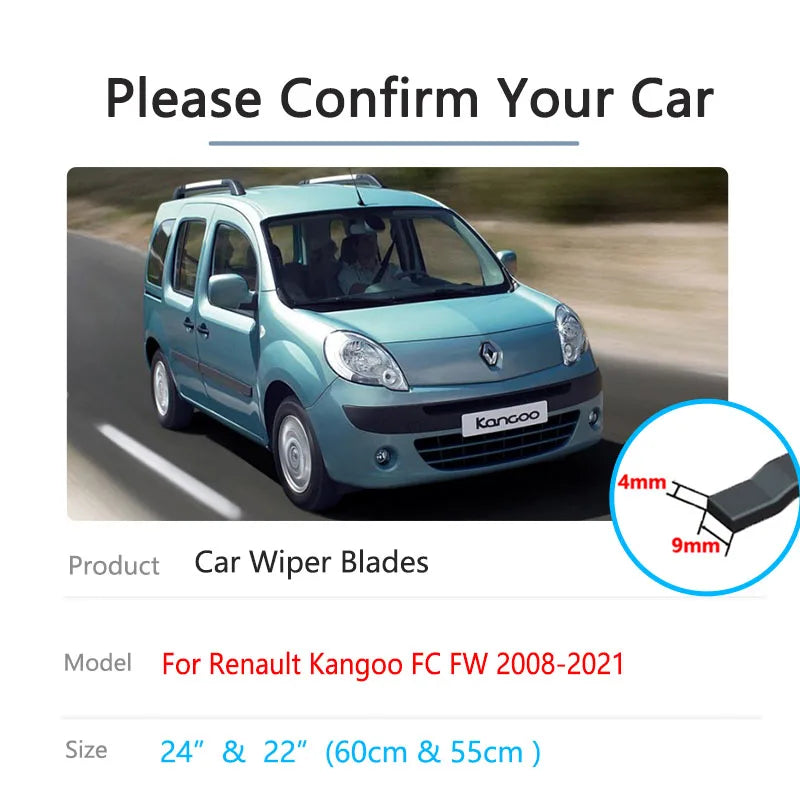 Renault Kangoo & Mercedes Citan MK2 2008–2021 Beam Wiper Blades Beam Wiper Blades Vue