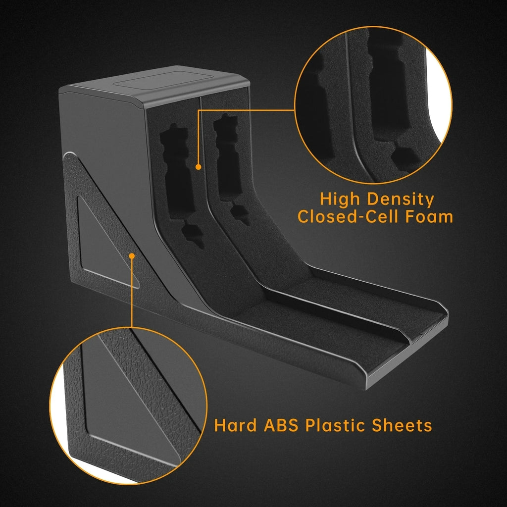 Pistol Rack Universal Protective Holster For Handgun Gun Safe Cabinet Storage Modular Handgun Rack Organizer Accessory Vue