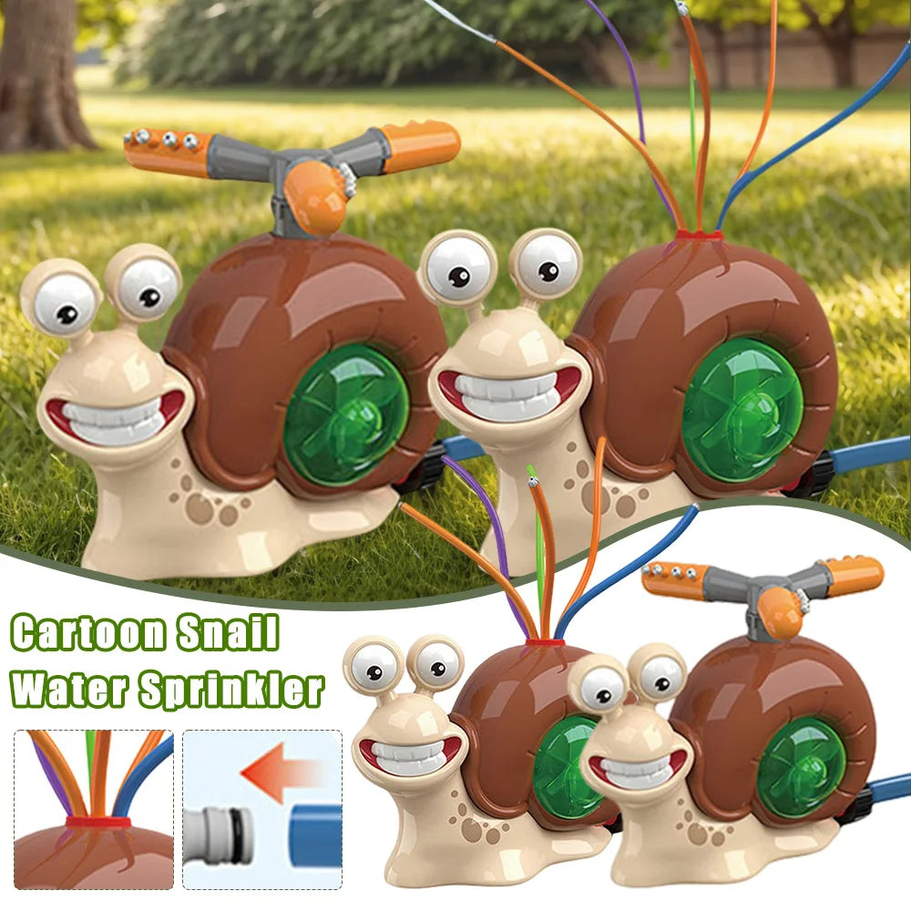 Cartoon Snail Water Sprinkler – Kids Summer Lawn Spray Toy Kids Water Sprinkler Vue