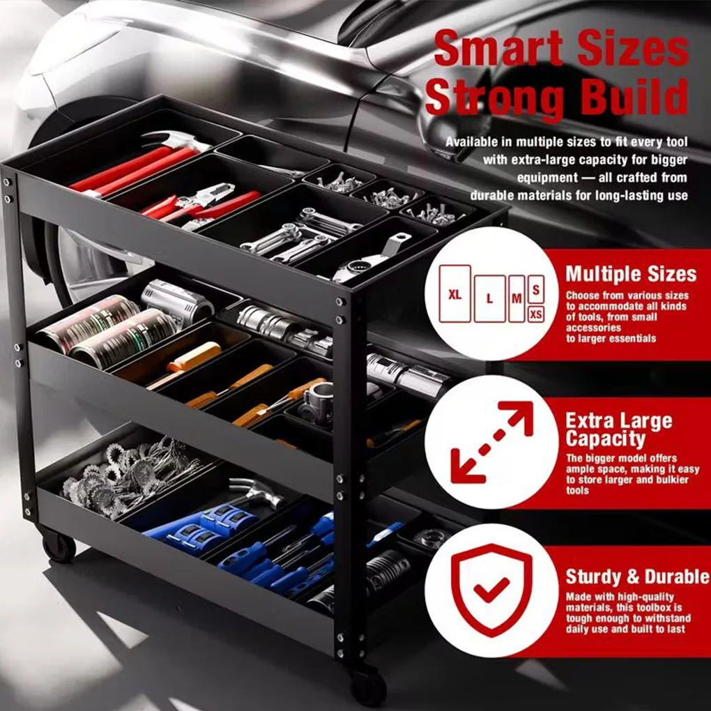 36-Pc Interlocking Drawer Organizer & Tool Tray Set Drawer Organizer Set Vue