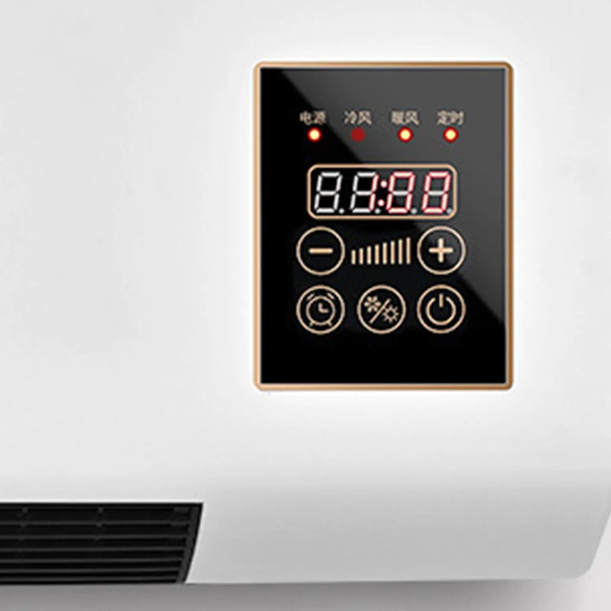 Air Conditioner Constant Temperature Heating Control Mini Wall Air Conditioner with Remote Control for Living Room Vue