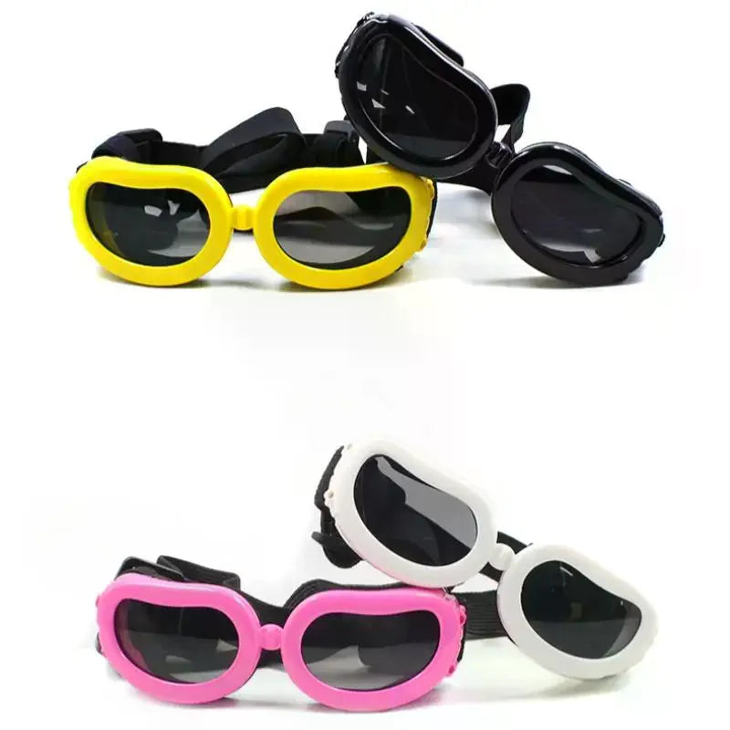 Multicolour Pet Goggles Adjustable Windproof Rope Dog Motorcycle Glasses Pet Photo Props Summer UV Protection Pet Headwear Vue