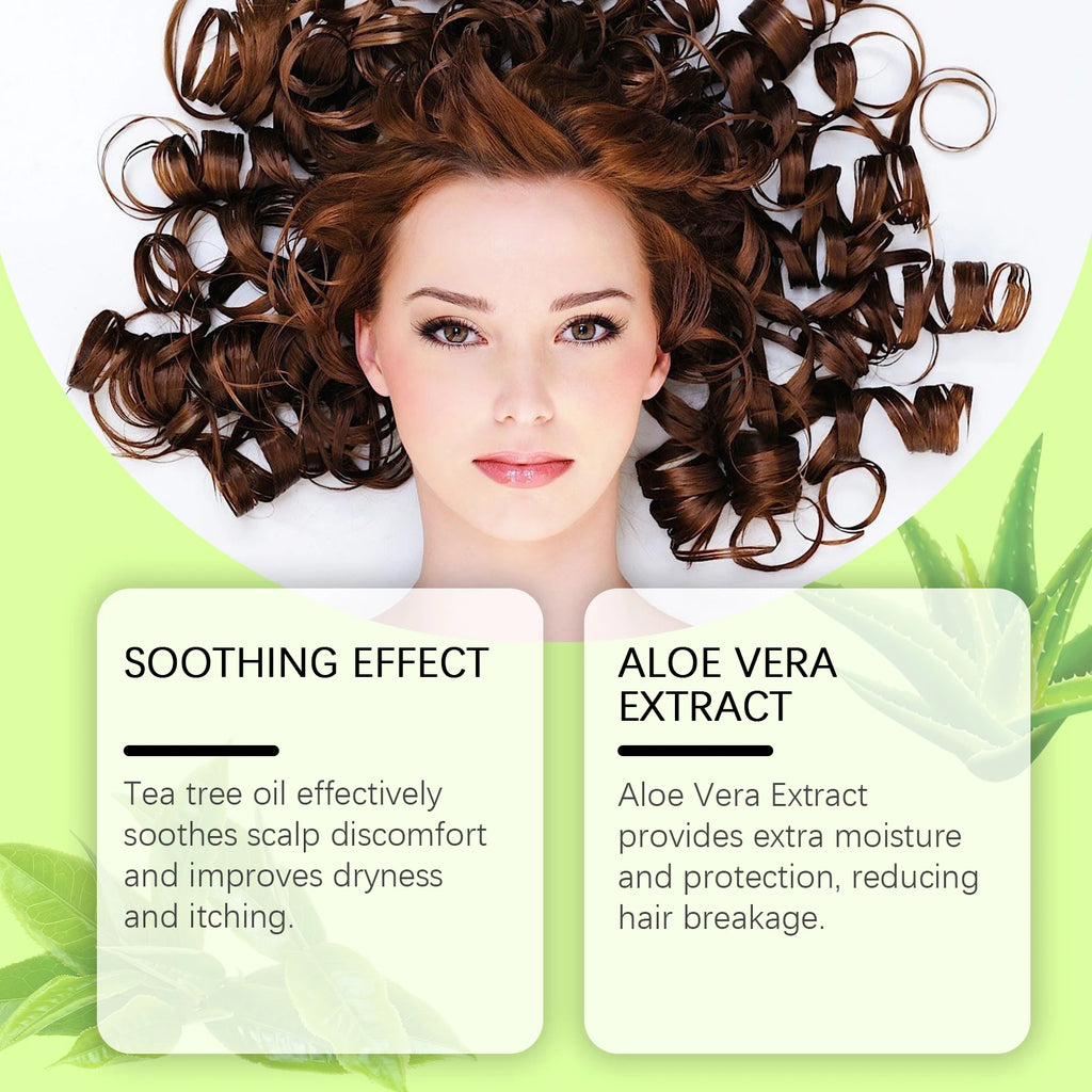 Hair care tea tree essential oil nourishes hair and repairs dry and bifurcated hair ends. Disposable pure tea essential oil Vue