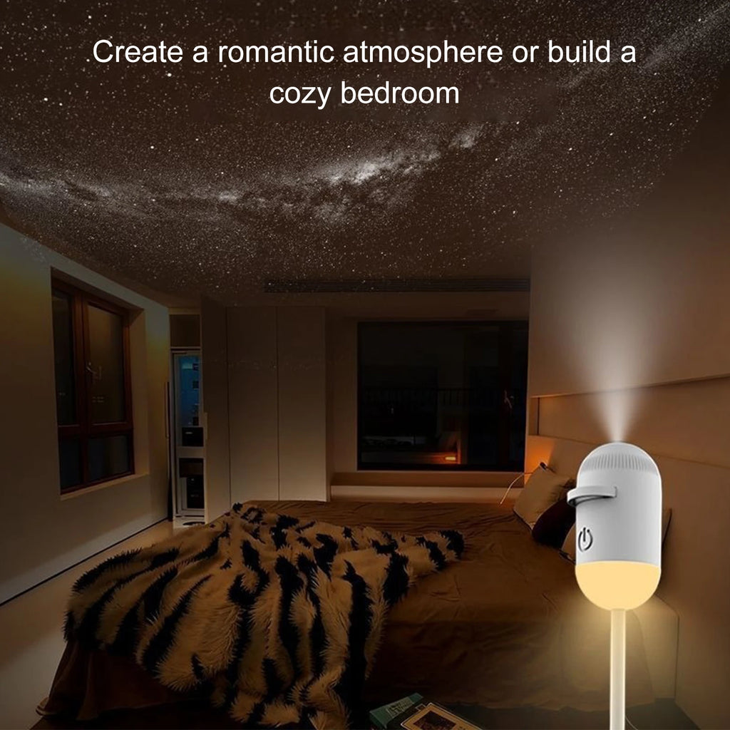 Car USB Galaxy Star Projector – Adjustable Ambient Light Car Star Projector Vue