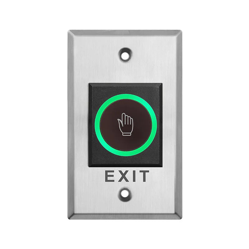 Infrared Induction No Touch Exit Button Release Switch Opener NO COM NC LED Light for Door Access Control System Entry Open Vue