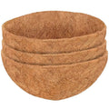 ABKW-3 Pcs Natural Coconut Fiber Basket Coconut Replacement Liner For Hanging Baskets Planters Flowers Vue As Shown