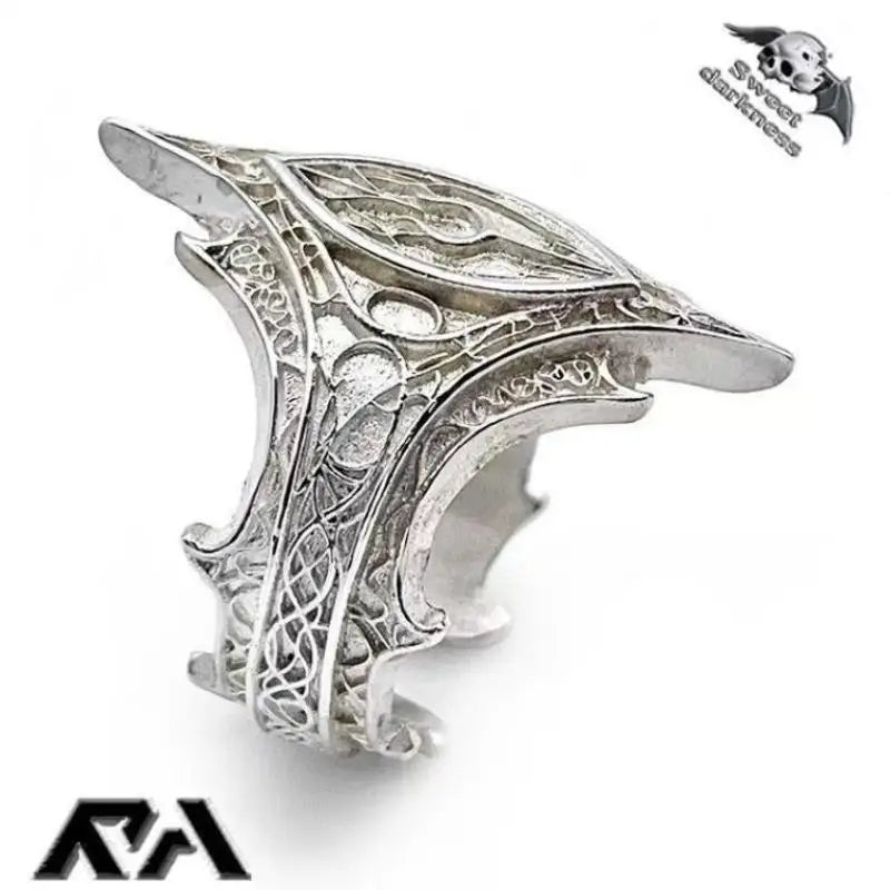 Vintage Personalized Irregular Pattern Gothic Style Open Ring Men Women Jewelry Party Accessries Gift Vue A2