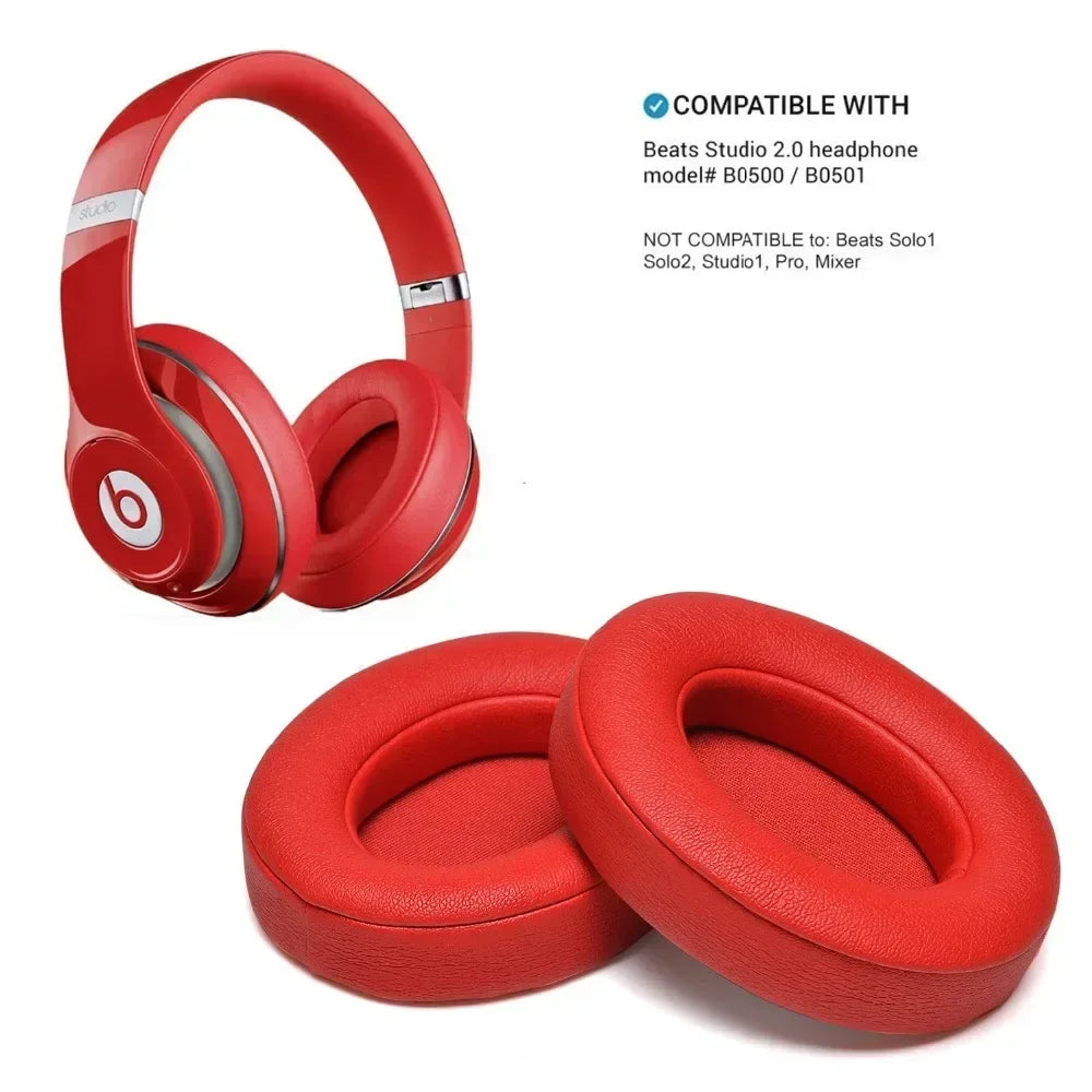 Replacement Ear Pads Compatible with Studio 2 and Studio 3 Studio Wired B0500 / Wireless B0501 Over Ear Headphones Vue