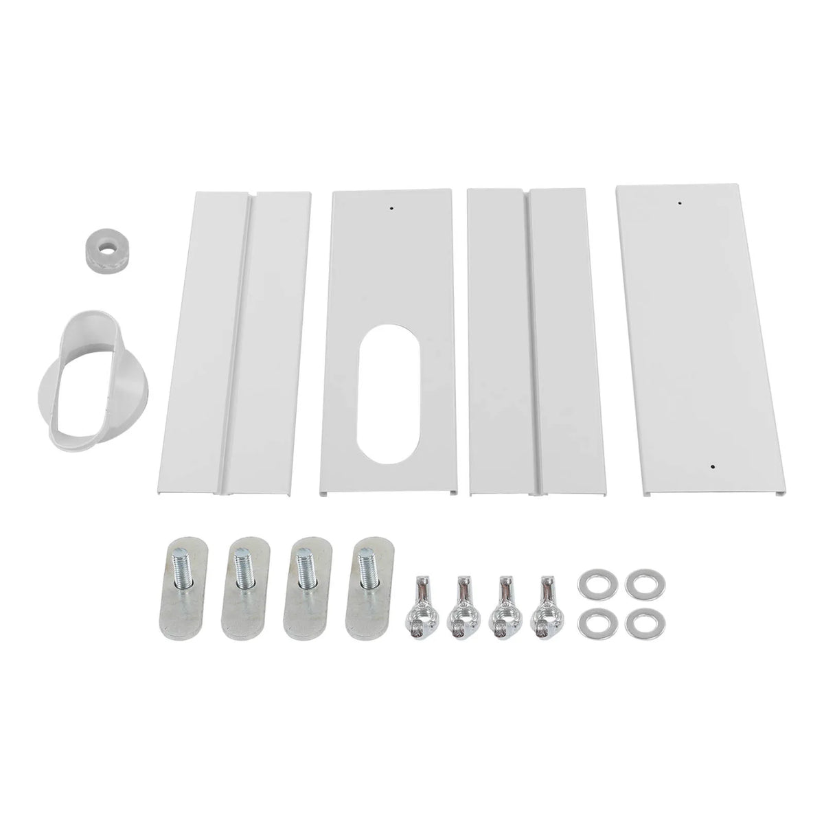 Air Conditioner Window Kit Portable Air Conditioner Window Kit with Coupler Adjustable Sliding 150 130mm Ducting AC Vent Vue