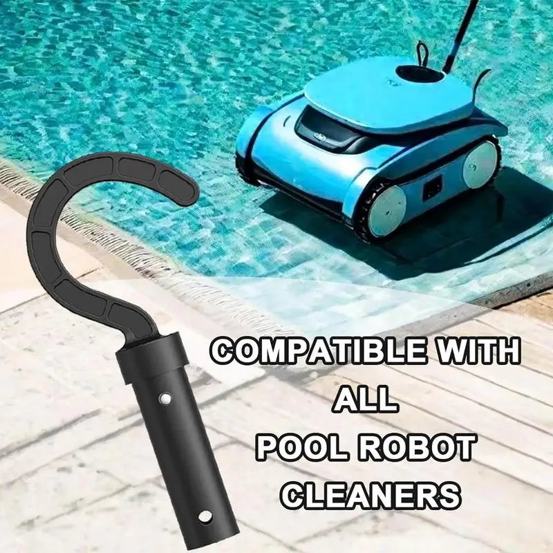 1pc Robotic Pool Cleaner Hook ABS General Swimming Pool Vacuum Robot Telescopic Pole Hook Accessories Vue