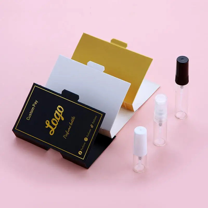 2ml 3ml 5ml Mini Glass Spray Bottle Perfume Sample Vial Refillable Atomiser Leakproof for Travel Convenience Vue