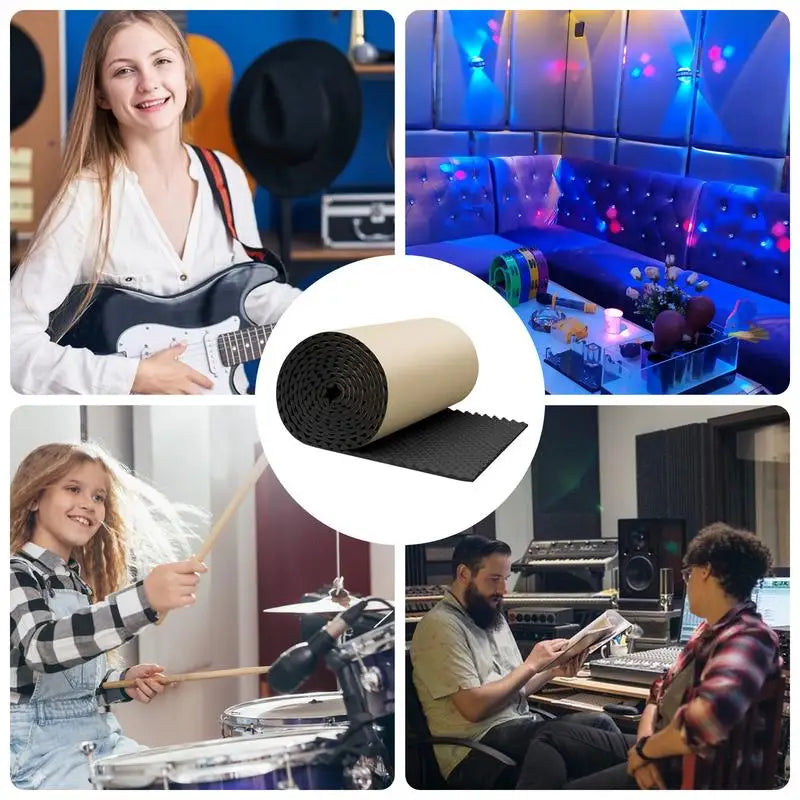 Self-Adhesive Acoustic Sound Insulation Panel | Car & Studio Acoustic Insulation Mat Vue
