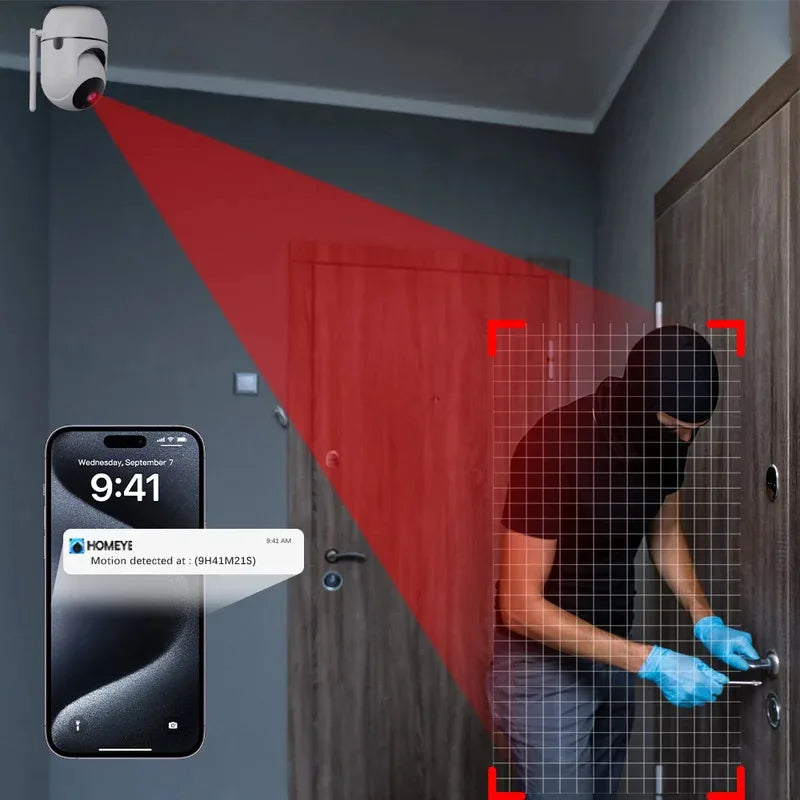 8MP WiFi Indoor Security Camera – AI Tracking & Night Vision Indoor Security Camera Vue