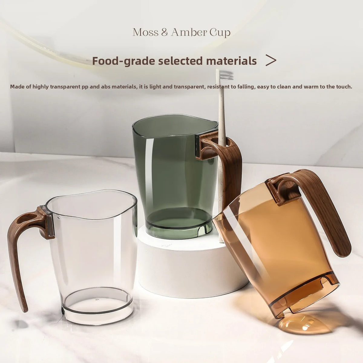 Mouthwash cup, Light luxury,High Aesthetic Value, Wash cup, Household, Student Dormitory, New Toothbrush cup Vue
