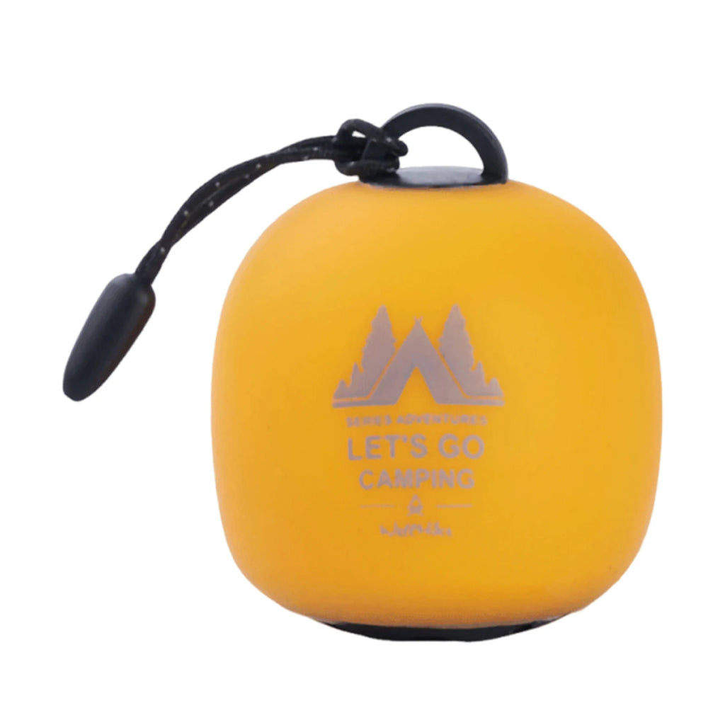 Egg-Shaped Silicone LED Camping Lantern – 5 Modes Rechargeable Camping Lantern Vue 2W Orange China Mainland