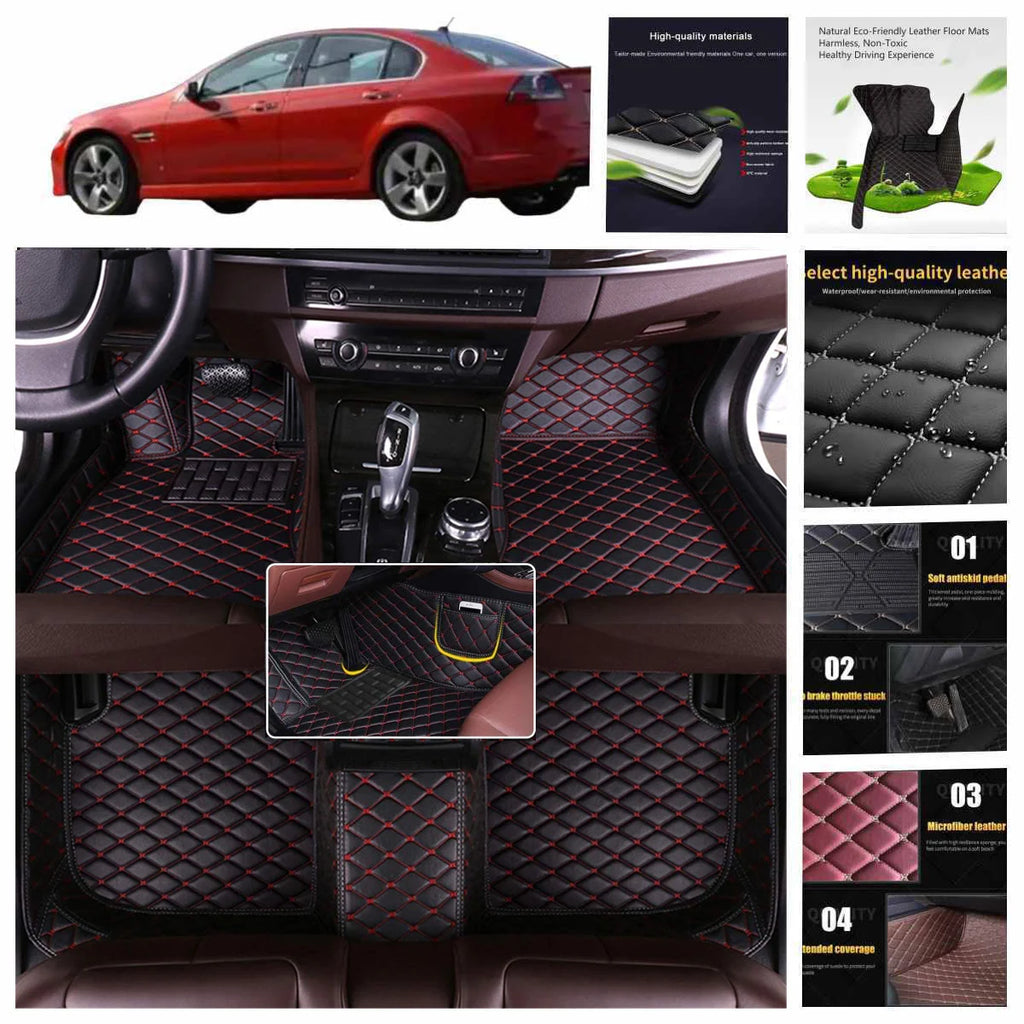 5D leather waterproof Custom Car Floor Mats For VW Scirocco 2008-2017 Auto Carpets Accessorie Coche liners Vue