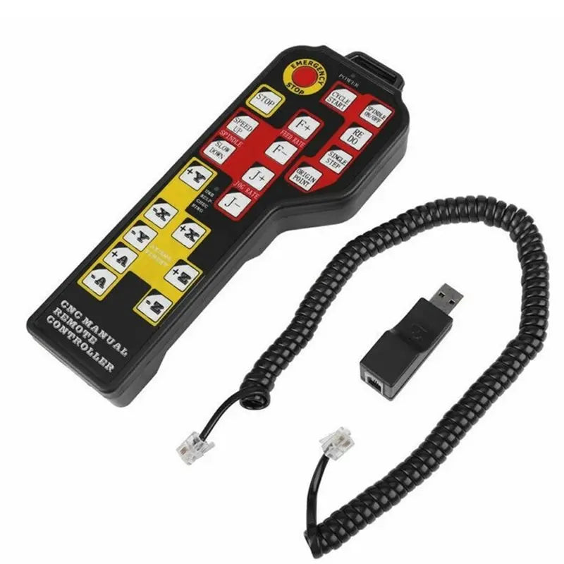 ABKW-Pendant Manual Remote Control For 4 Axis CNC USB Encoder For Mach3 ONLY Potential JOG Functionality Vue