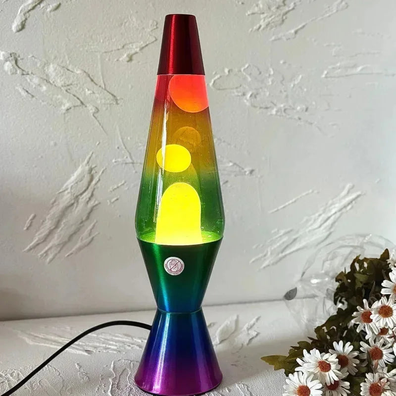 Lava Lamp Volcano Cone Bottle Floating Jellyfish Night Light Romantic Home Decor For Bedroom Kids Teen Gifts Halloween Christmas Vue