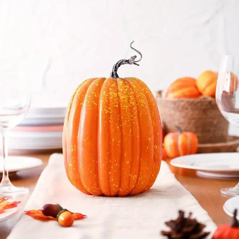 Artificial Pumpkin Decoration for Halloween Party Cabinet Display Photography Prop Realistic Vegetable Early Learning Tool Vue