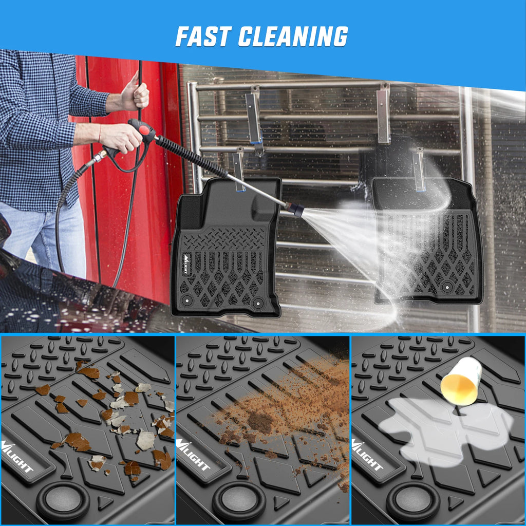 Nilight TPE Floor Mats for Lincoln Corsair (Gas Model) 2020 2021 2022 2023 2024 2025 All Weather Custom Fit Heavy Duty Floor Liners Vue