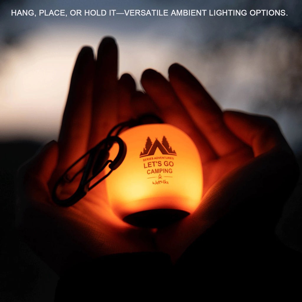 Egg-Shaped Silicone LED Camping Lantern – 5 Modes Rechargeable Camping Lantern Vue