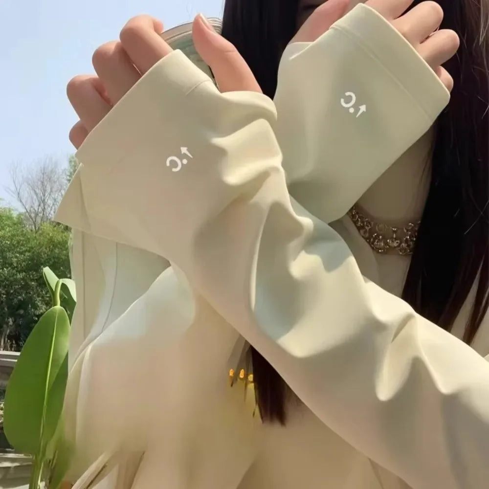Ice Silk Loose Sleeves Sun Protection Breathable Sleeve Covers