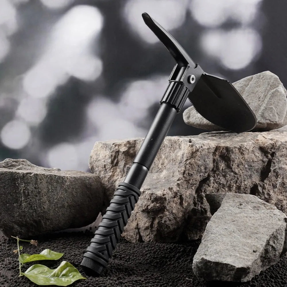 New Fire Engineer Shovel Multi-functional Shovel Military Shovel Outdoor Camping Supplies Folding Shovel Vue