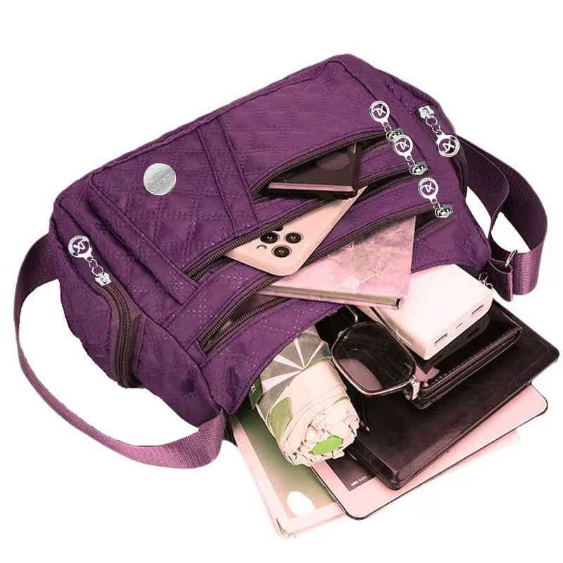 Neutral Nylon Fabric Ladies' Handbag Oxford Cloth Shoulder Strap