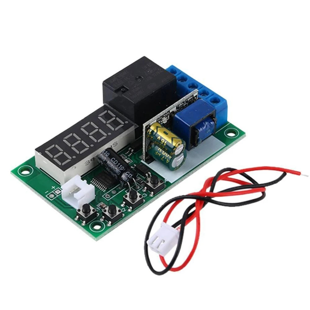 AC220V Time Relay Module Trigger Time Delay/Timing/Cycle Switch Module 10A Time-delay Relay Board for Motor LED Water Pump Vue Default Title