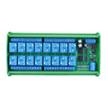 16-Channel RS485 Relay Module Modbus RTU DC 12V PLC Controller RS485 Relay Module Vue with Rail Box China Mainland