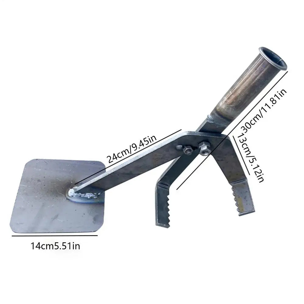 Heavy Duty Adjustable Anti Slip Root Puller Corn Stalks Uprooter Tool for Planting Gardening Landscaping Garden Yard Farm Lawn Vue A