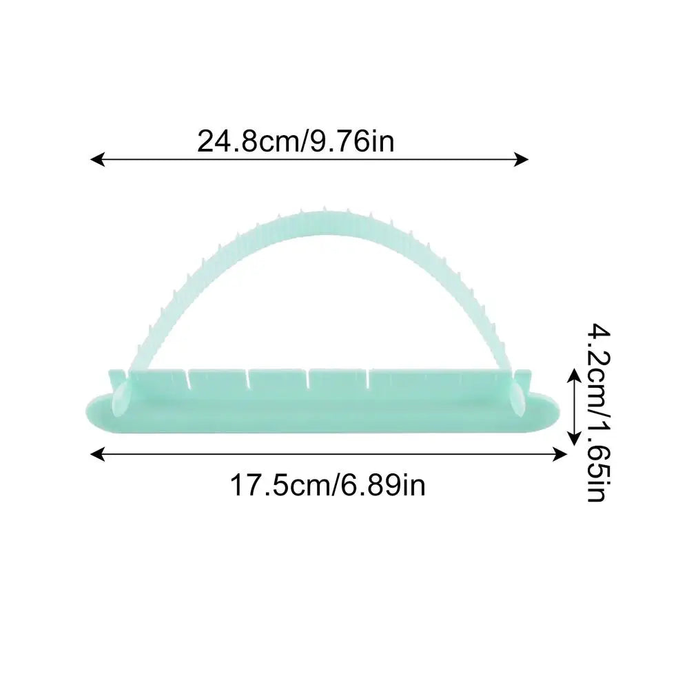 1pc Fondant Cake Arc Decorating Aid Fondant Tool Rim Scale Baking Ruler Sugarcraft Lace DIY Bakeware Tableware Kitchen Tools Vue Green
