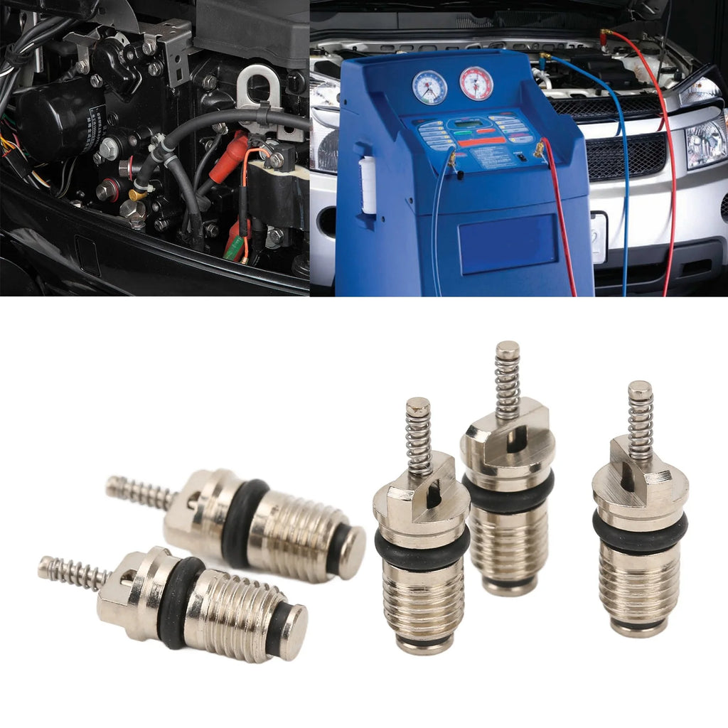 Automotive A/C valve core repair kit suitable for high-pressure valve stems in R134 series automotive conditioning systems Vue