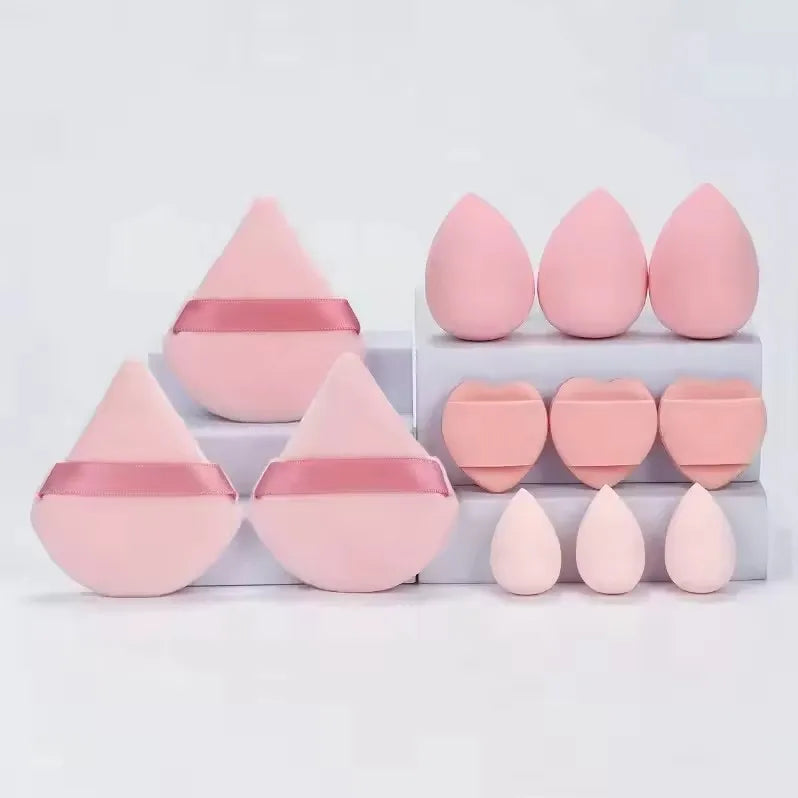 Professional Makeup Sponge Cosmetic Blender Beauty Egg Foundation Sponges Puff Powder Soft Gentle Multi-Purpose Makeup Tools Vue
