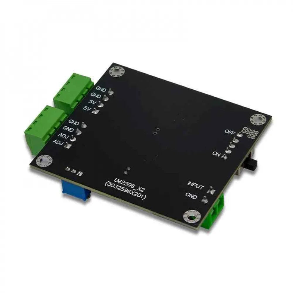 2-channel Adjustable Step-down Power Supply Module DC-DC Converter 5V/ADJ Adjustable Step-down Power Board with Toggle Switch Vue