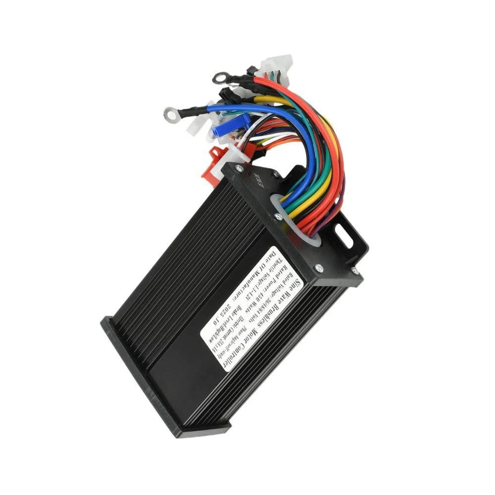 DC36V/DC48V/DC64V 450W Brushless Motor Controller Electric Bike 25A Aluminum Alloy Three-mode Sine Wave Brushless Controller Vue